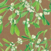 Mistletoe Christmas Print Paper ~ Tassotti Italy
